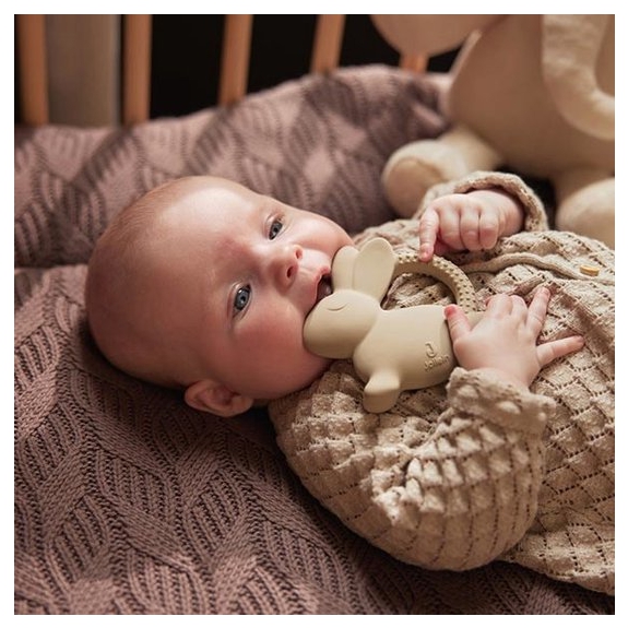 Jollein Bijtring Bunny - Nougat