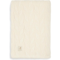 Jollein Ledikant Deken Spring Knit 100x150cm - Ivory/Cor