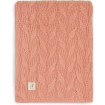 Jollein Ledikant Deken Spring Knit 100x150cm - Rosewood/