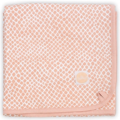 Jollein Wieg Deken Jersey 75x100cm Snake Pale Pink