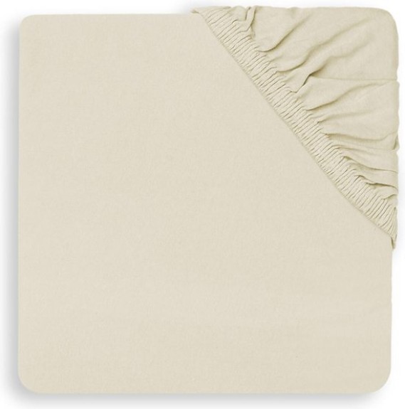 Jollein Hoeslaken Ledikant Jersey 60x120cm - Ivory