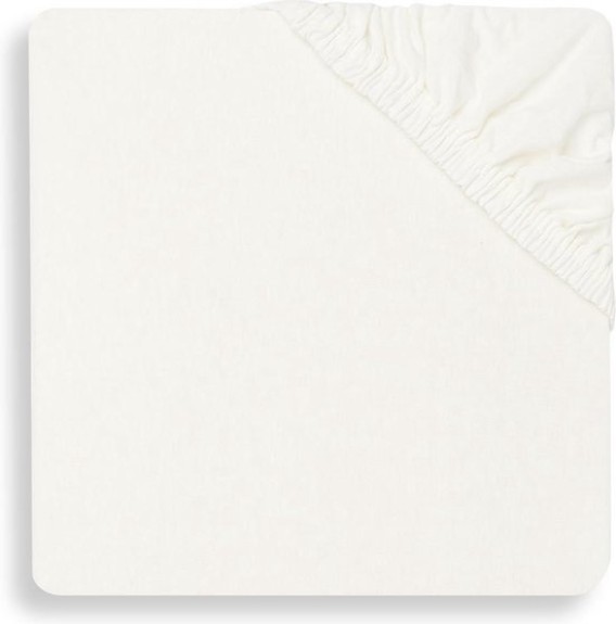 Jollein Hoeslaken Ledikant Jersey 60x120cm - Ivory