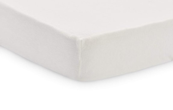 Jollein Hoeslaken Ledikant Jersey 60x120cm - Ivory - 2 S