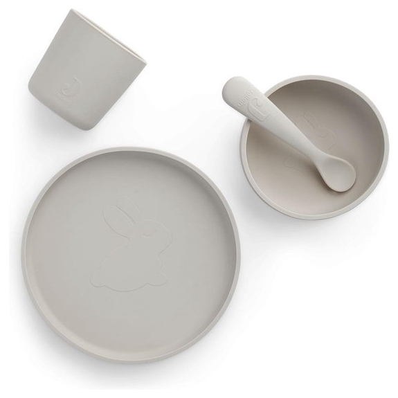 Jollein Kinderserviesset 4-delig - Nougat