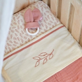 Jollein Laken Ledikant 120x150cm - Meadow - Rosewood