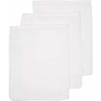 Meyco 3-pack washandjes Uni - wit