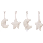Babygym Speeltjes - Moon - Nougat - 4 Stuks