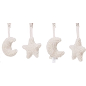 Jollein Babygym Speeltjes - Moon - Nougat - 4 Stuks