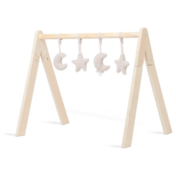Jollein Babygym Speeltjes - Moon - Nougat - 4 Stuks