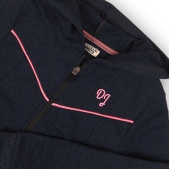 DJ Dutchjeans Sweatvest - Blue melee - Maat 104