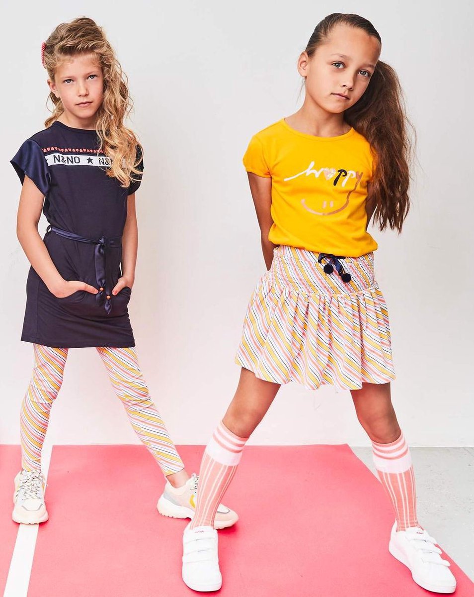 Jurkje Maya met logoprint - Maat 116 - afbeelding 3