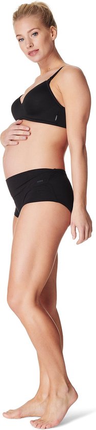 Zwangerschapsbeha Wireless - Black - Maat E70 - afbeelding 5