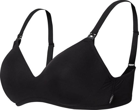 Zwangerschapsbeha Wireless - Black - Maat E70 - afbeelding 8