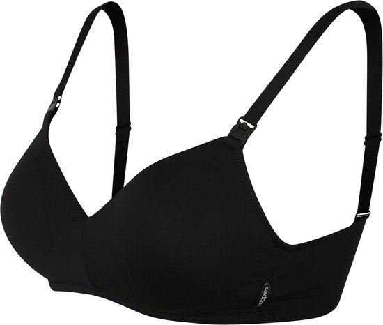 Zwangerschapsbeha Wireless - Black - Maat E70