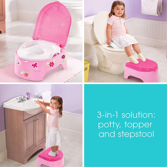 Summer My Fun Potty, Pink 3-fasen trainingspotje