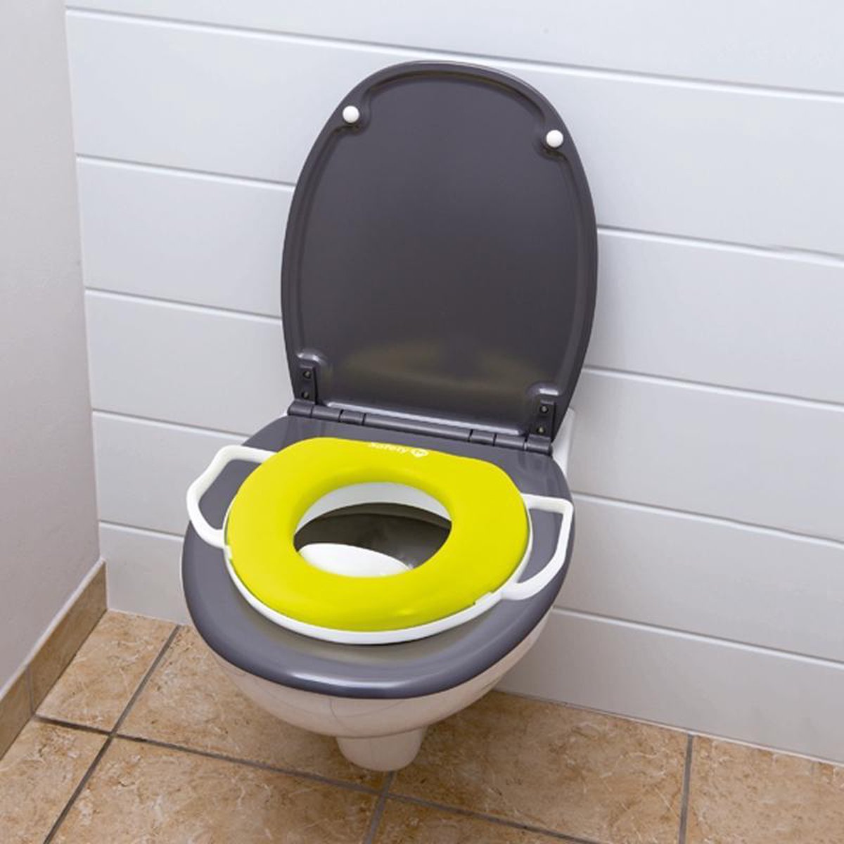 WC-Brilverkleiner safety met zachte zitting - Lime - afbeelding 2