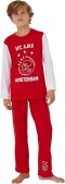 Ajax Pyjama Logo - Rood/Wit - Maat 152