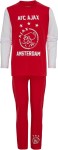 Pyjama Logo - Rood/Wit - Maat 152