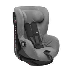 Meyco Autostoelhoes Basic jersey - Grijs - Groep 1 hoofd
