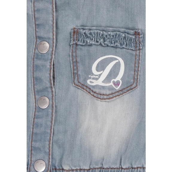 lief! lifestyle Meisjes Jurk - Blauw - Maat 92