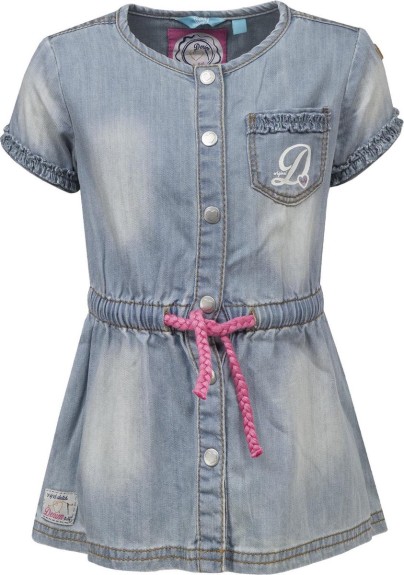 lief! lifestyle Meisjes Jurk - Blauw - Maat 92