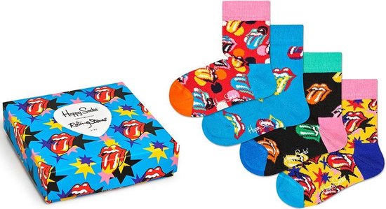 Happy Socks Kids Rolling Stones Giftbox - Maat 12-24mnd