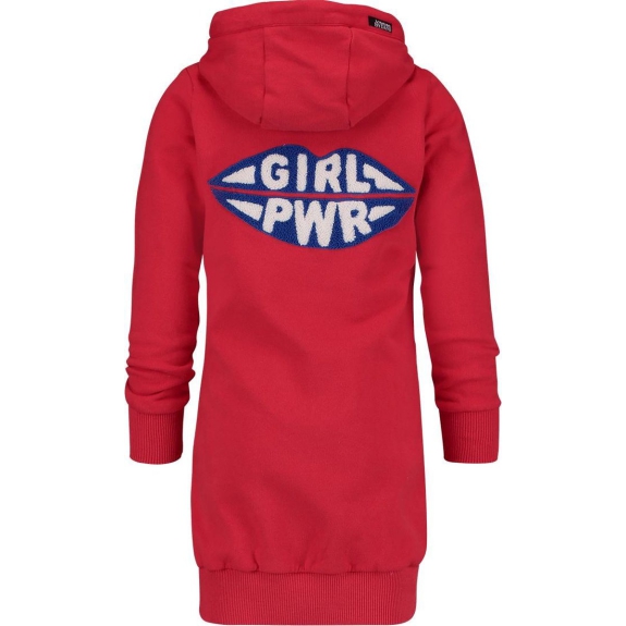 Vingino Jurkje lange mouw - Red Lollipop - Maat 92