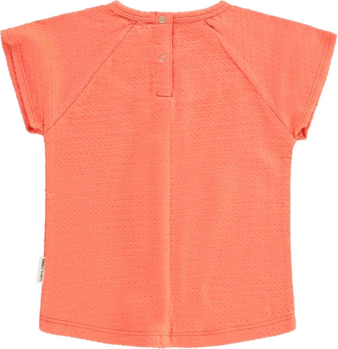 T-shirt Ethana - Living Coral - Maat 74 - afbeelding 2