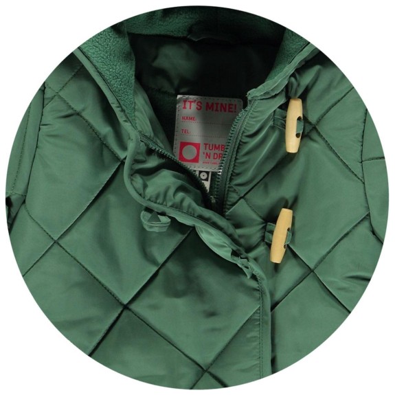 Tumble 'N Dry Meisjes Jas - Green Dark - Maat 74
