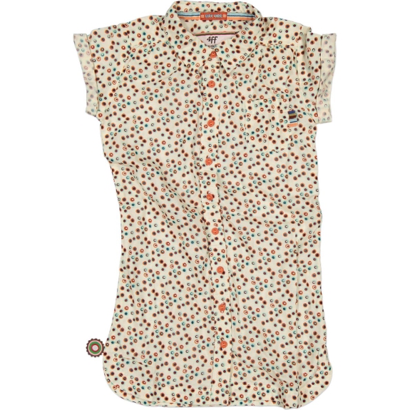 4funkyflavours Meisjes Jurk - Multi - Maat 86/92