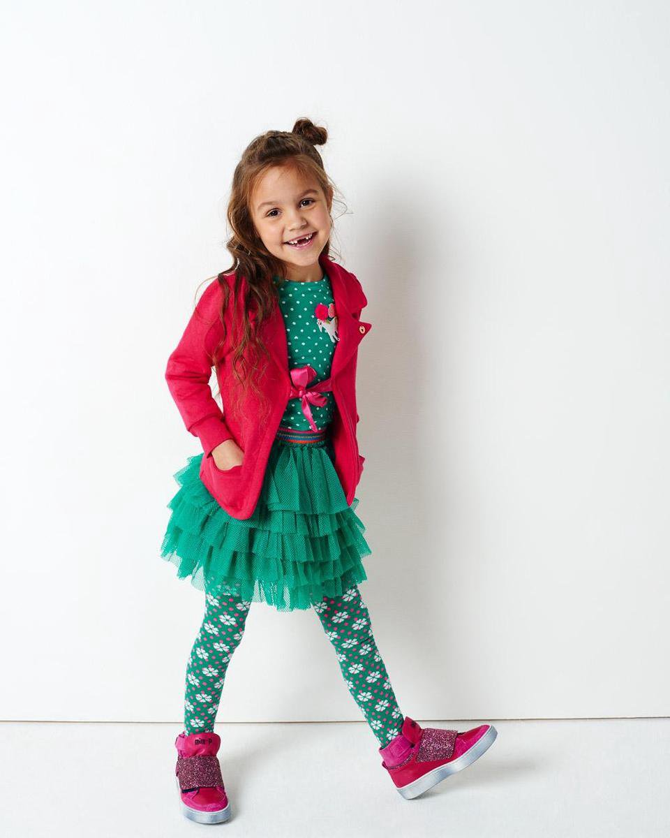 Meisjes Maillot - Groen - Maat 140-152 - afbeelding 3