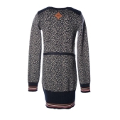 Like Flo Pencil Dress - Grijs / Navy Patroon - Maat 110