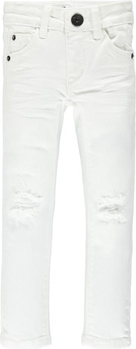 Meisjes Broek Satine - denim - Maat 104
