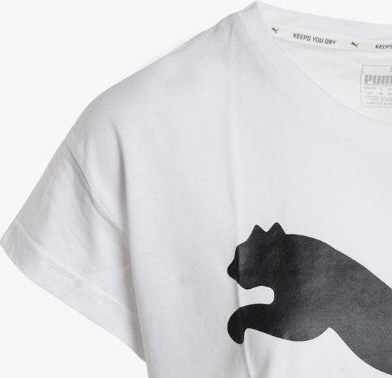 Active Logo Shirt Dames - PUMA White - Maat 36 - afbeelding 6