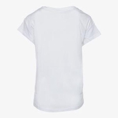 PUMA Active Logo Tee Shirt Dames - PUMA White / Cotton B