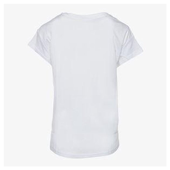 PUMA Active Logo Tee Shirt Dames - PUMA White / Cotton B