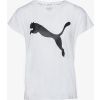 PUMA Active Logo Tee Shirt Dames - PUMA White / Cotton B
