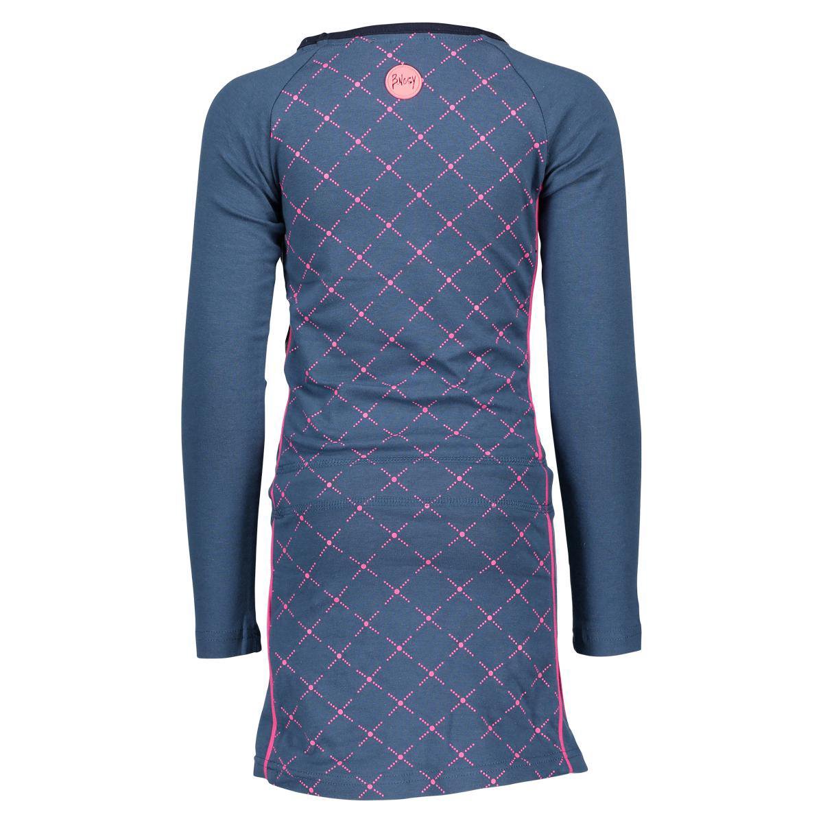 Jurk - AO check dot petrol - Maat 158/164 - afbeelding 2
