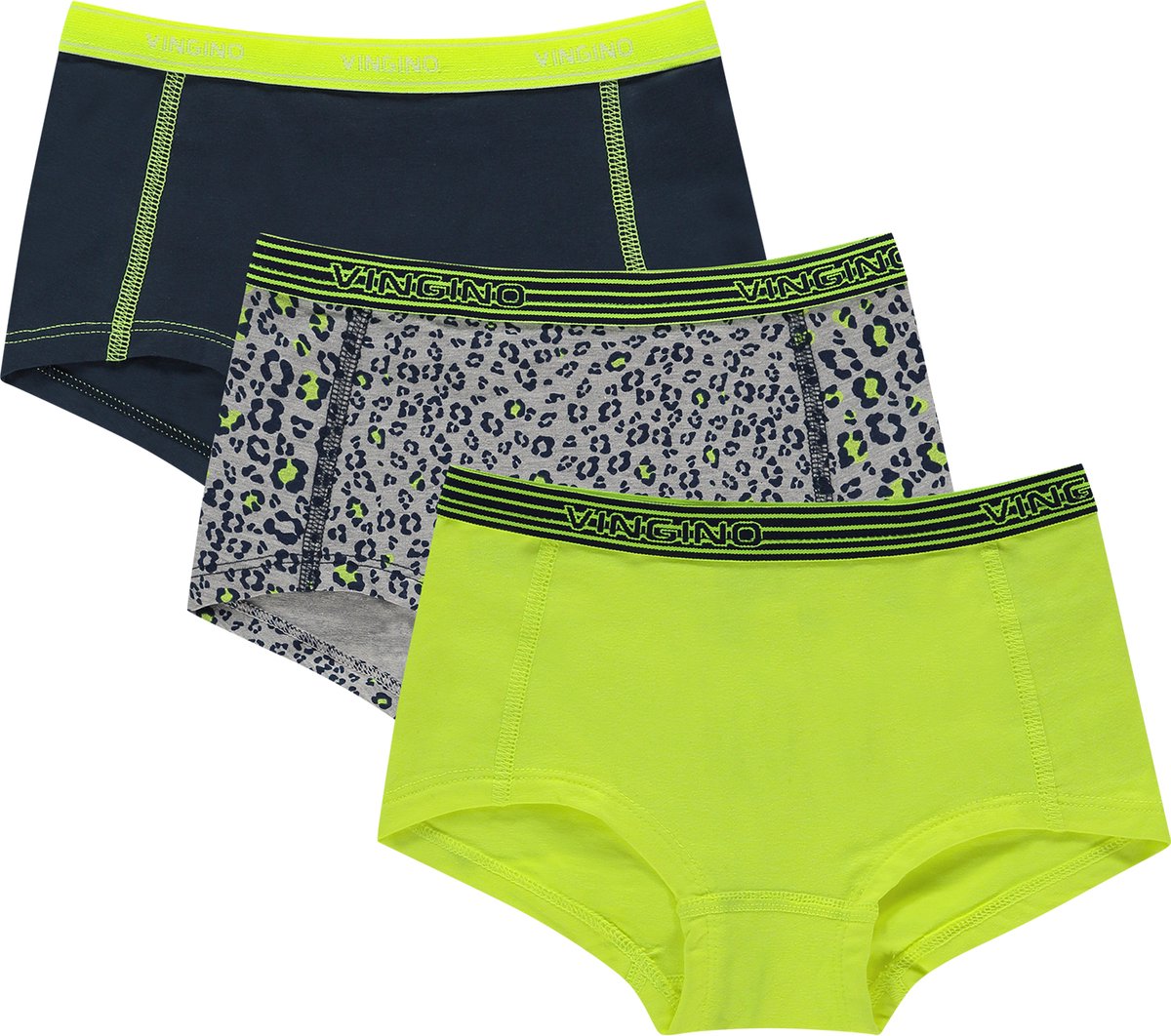 Boxershort 3-pack - Grey Mele - Maat 92/104