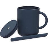 Jollein Drinkbeker Met Rietje Siliconen - Jeans Blue