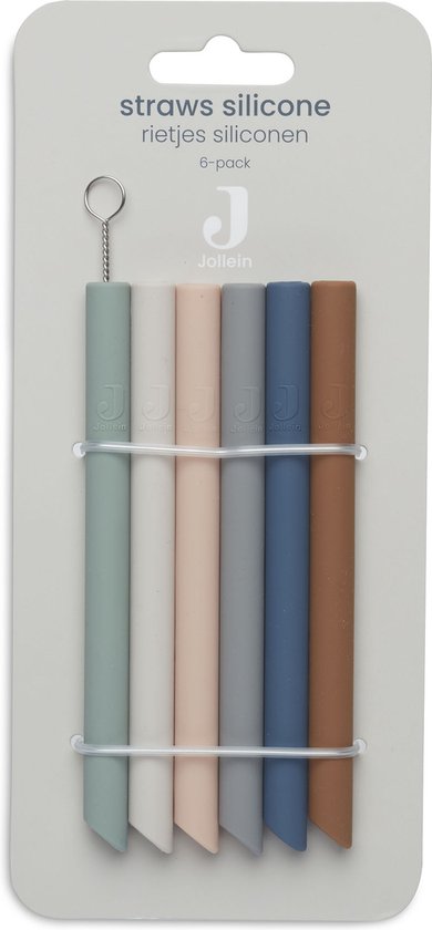 Rietjes Siliconen Multicolour - 6 stuks