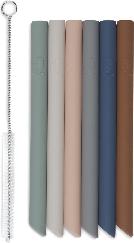 Rietjes Siliconen Multicolour - 6 stuks - afbeelding 3