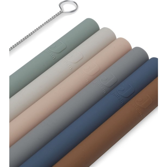 Jollein Rietjes Siliconen Multicolour - 6 stuks