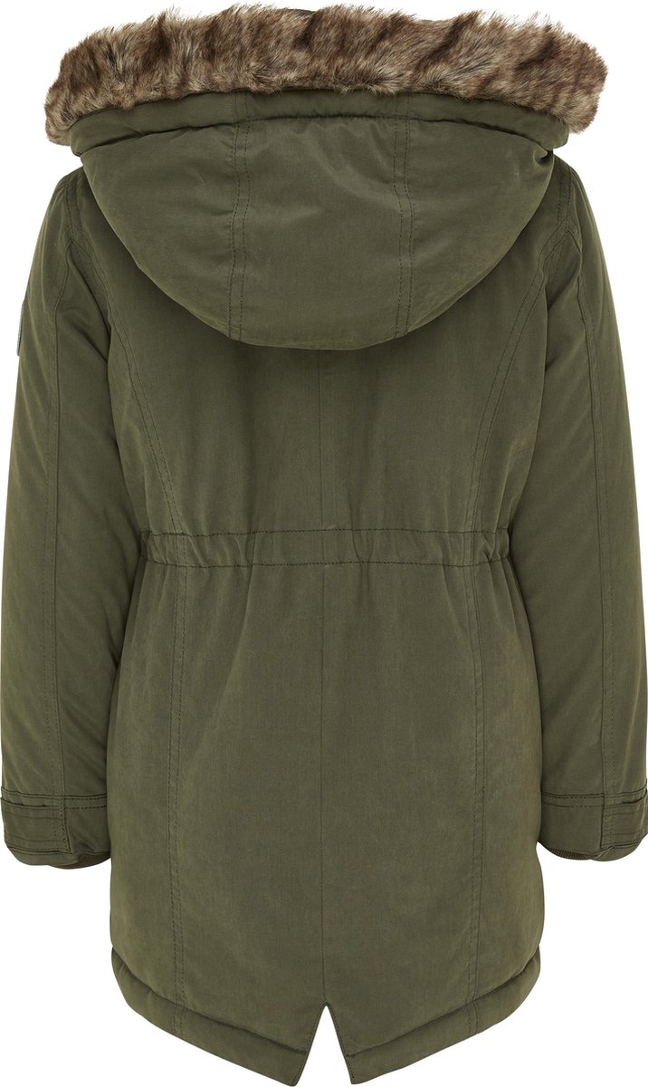 Jongens Parka - Groen - Maat 122/128 - afbeelding 2