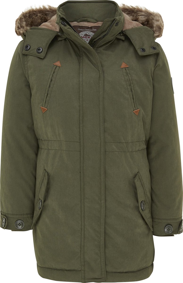 Jongens Parka - Groen - Maat 122/128