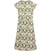 DJ Dutchjeans Jurk - Faded pink/army green - Maat 122