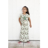 DJ Dutchjeans Jurk - Faded pink/army green - Maat 122