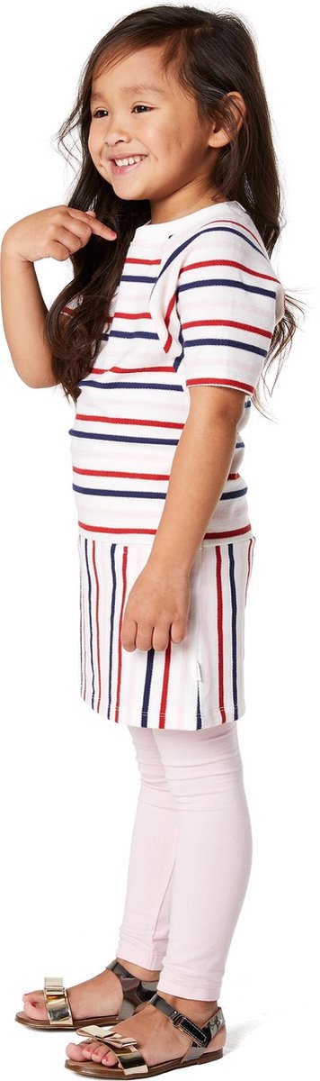 Sweat dress streepjes - Maat 92 - afbeelding 3