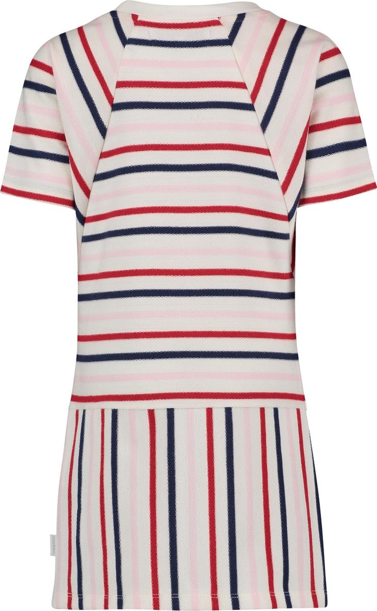 Sweat dress streepjes - Maat 92 - afbeelding 2