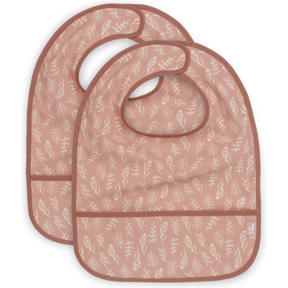 Jollein Slab Waterproof Meadow - Rosewood - 2 Stuks